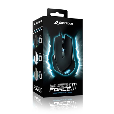 Mouse Gaming Sharkoon SHARK Force II Grigio