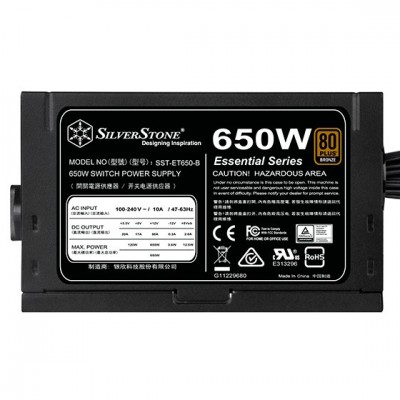 Alimentatore SilverStone SST-ET650-B v1.4 650W