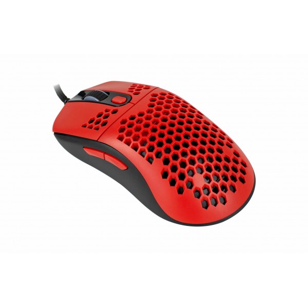 Mouse Arozzi FAVO Ultra Light gaming Rosso Nero