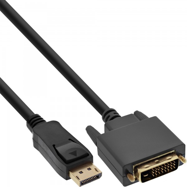 Cavo convertitore DisplayPort a DVI InLine Nero  2 m