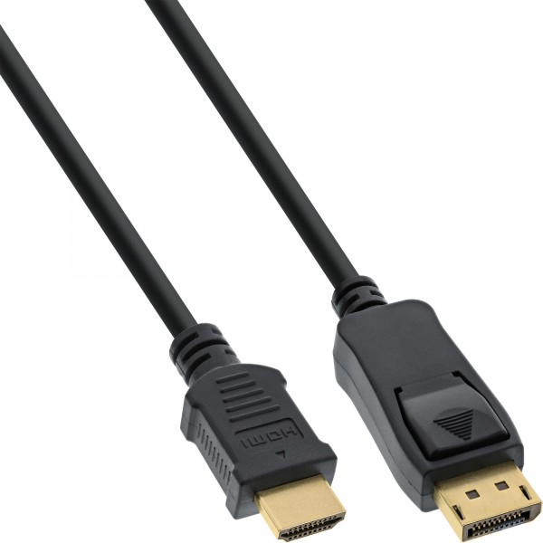 Cavo convertitore da DisplayPort a HDMI InLine Nero 3 m