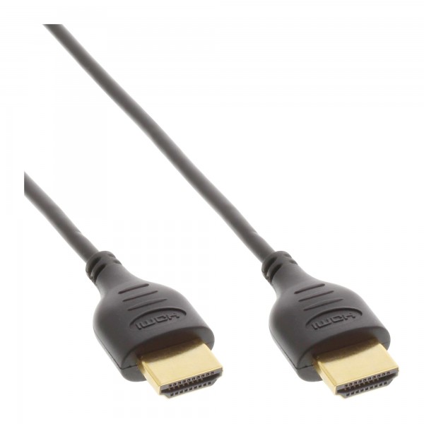 Cavo HDMI ultrasottile 4K InLine Nero 1,8 m