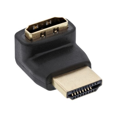 Adattatore HDMI InLine Maschio Femmina angolato Nero