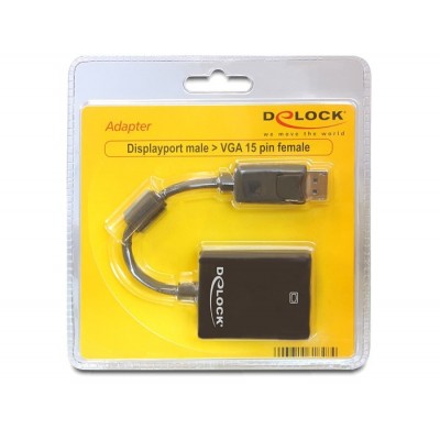 Adattatore da DisplayPort a VGA DeLock