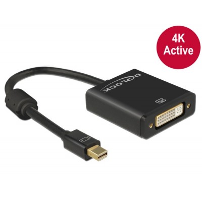 Adattatore da mini-Displayport maschio a DVI-I femmina DeLock