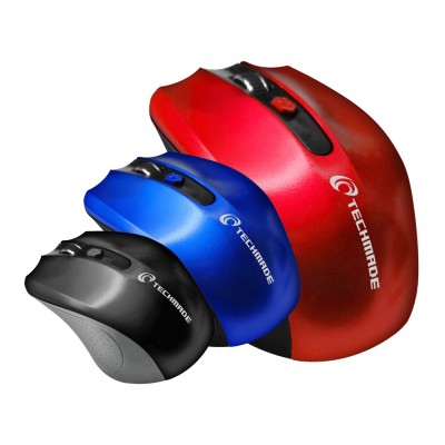 Mouse TECHMADE OTTICO WIRELESS USB BLU