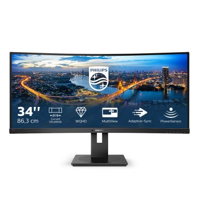 Monitor Philips 345B1C 00 34'' WQHD VA HDMI LED Nero