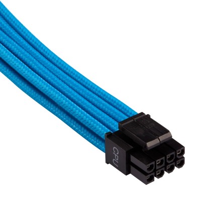 Corsair Premium Sleeved EPS12V ATX12V-Kabel, (Gen 4) - Blu