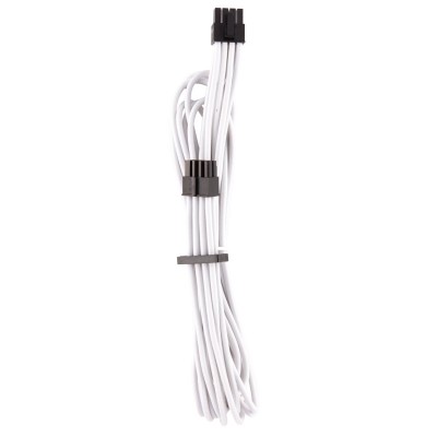 Corsair Premium Sleeved EPS12V ATX12V-Kabel, (Gen 4) - Bianco