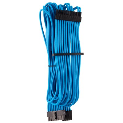 Corsair Premium Sleeved 24-Pin-ATX-Kabel (Gen 4) - Blu