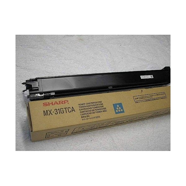 Toner Sharp MX-31GTCA Ciano