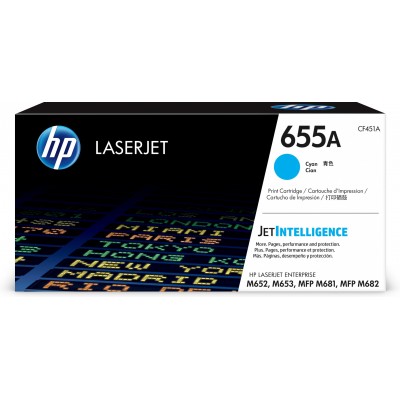 Toner HP CF451A 655A Ciano