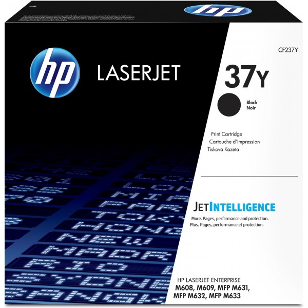 HP toner nero CF237Y 37Y 41000 pagine