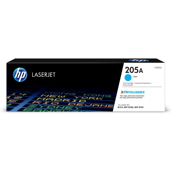 Toner HP ciano CF531A 205A 900 pagine