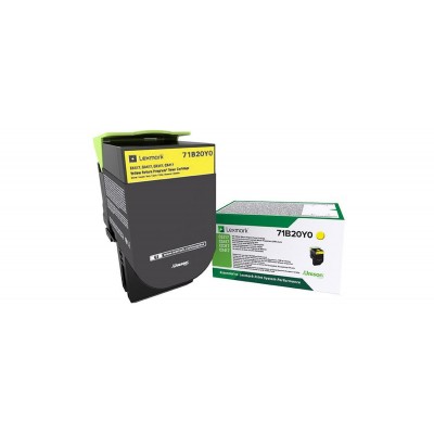 Toner Lexmark giallo 71B20Y0  2300 pagine