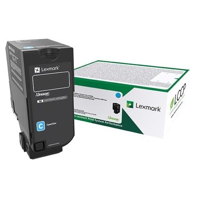 Toner Lexmark ciano 75B20C0  10000 pagine