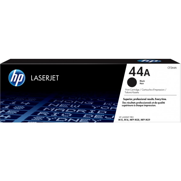 Toner HP nero CF244A 44 A 1000 pagine