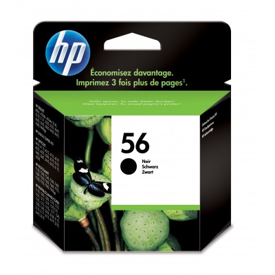 Cartuccia HP d'inchiostro nero C6656AE 56 520 pagine 19ml