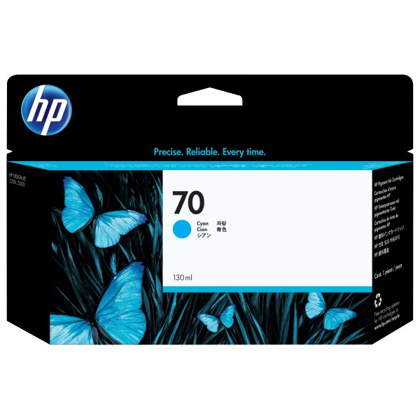 Cartuccia HP d'inchiostro ciano C9452A 70 130ml