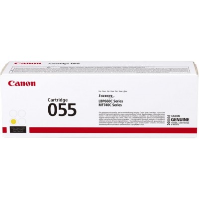 Toner Canon giallo 055 y 3013C002 2100 pagine