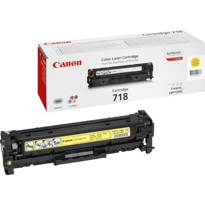 Toner Canon giallo 718 Y 2659B002 2900 pagine