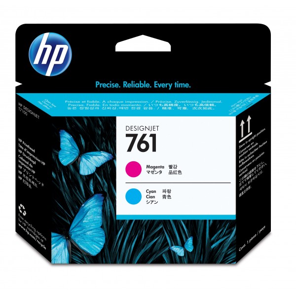 HP Testina Per Stampa CH646A 761 Ciano / Magenta