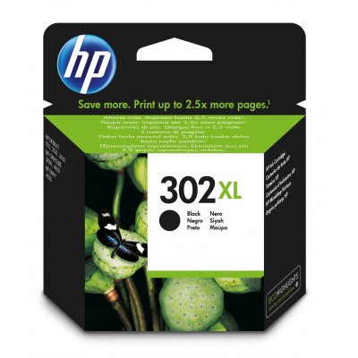 Cartuccia HP d'inchiostro nero F6U68AE 302 XL 430 pagine