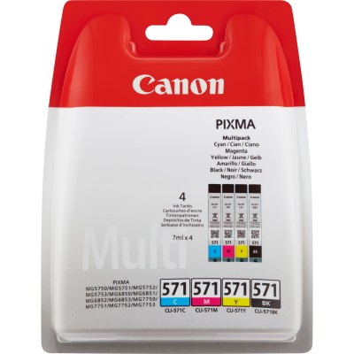 Cartuccia Canon CLI-571 Multipack