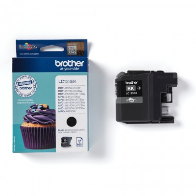 Cartuccia Brother LC123BK Nero