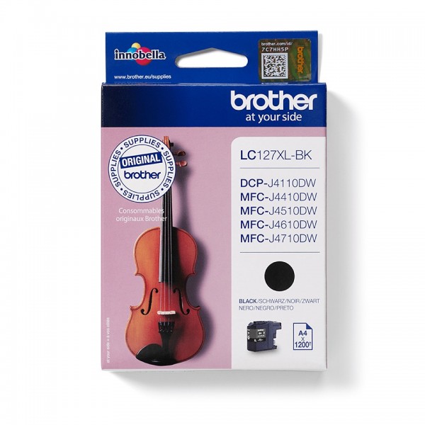 Cartuccia Brother LC127XLBK Nero