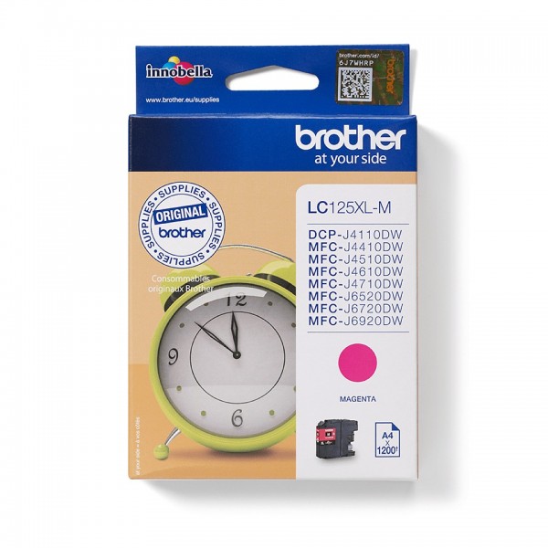 Cartuccia Brother LC125XLM Magenta