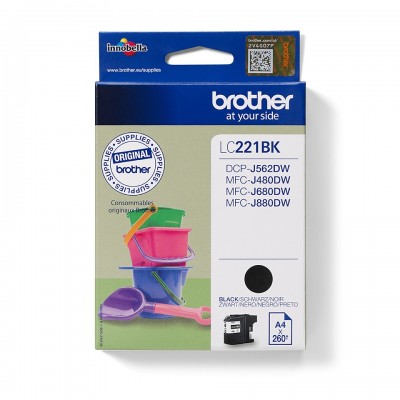 Cartuccia Brother LC221BK Nero