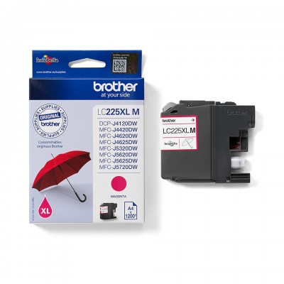 Cartuccia Brother LC225XLM Magenta