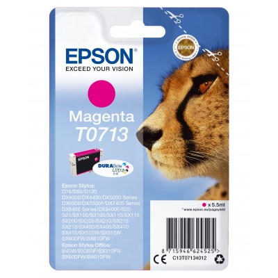 Cartuccia Epson d'inchiostro magenta C13T07134012 T0713 ~250 pagine 5,5ml