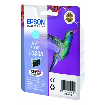 Cartuccia Epson C13T08054011 T0805 Ciano Chiaro