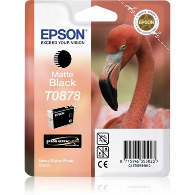 Cartuccia Epson C13T08784010 T0878 Nero Opaco