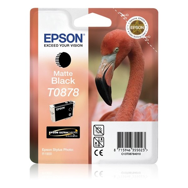 Cartuccia Epson C13T08784010 T0878 Nero Opaco