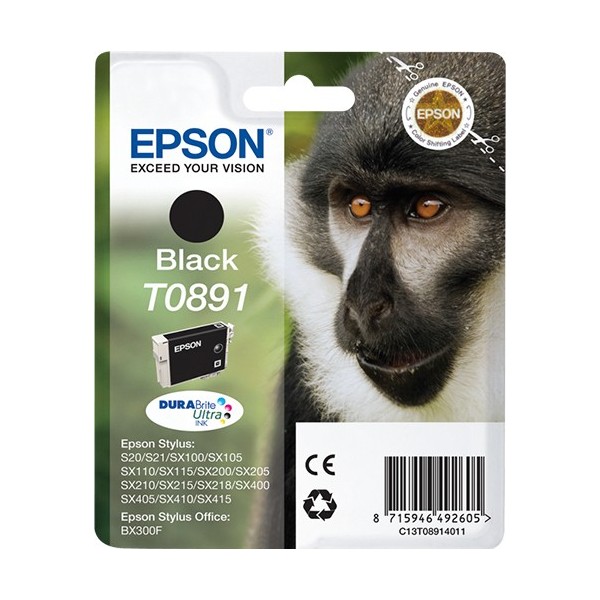 Cartuccia Epson C13T08914011 T0891 Nero