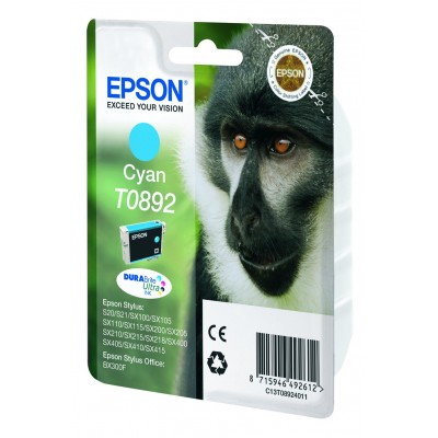 Cartuccia Epson C13T08924011 T0892 Ciano