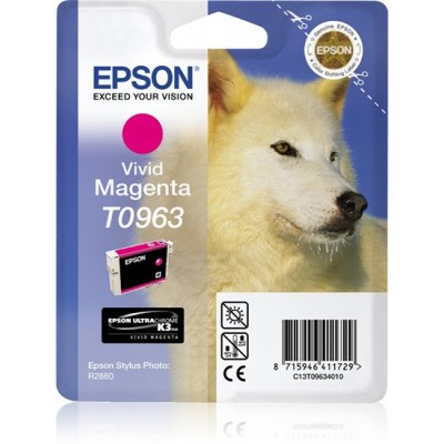 Cartuccia Epson C13T09634010 T0963 Magenta Intenso