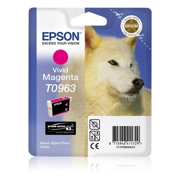 Cartuccia Epson C13T09634010 T0963 Magenta Intenso