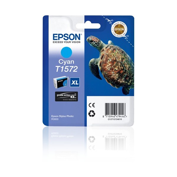 Cartuccia Epson C13T15724010 T1572 Ciano