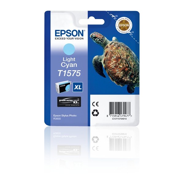 Cartuccia Epson C13T15754010 T1575 Ciano Chiaro