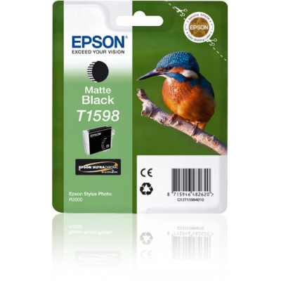 Cartuccia Epson C13T15984010 T1598 Nero Opaco