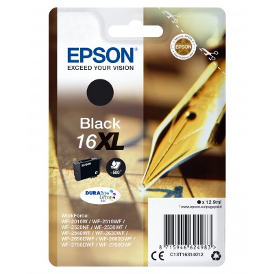 Cartuccia Epson d'inchiostro nero C13T16314012 T1631 ~500 pagine 12,9ml Cartuccie d´inchiostro XL