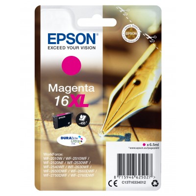 Cartuccia Epson d'inchiostro magenta C13T16334012 T1633 ~450 pagine 6,5ml Cartuccie d´inchiostro XL