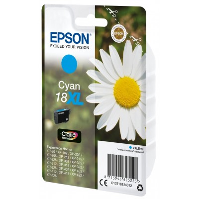 Cartuccia Epson d'inchiostro ciano C13T18124012 T1812 ~450 pagine 6,6ml Cartuccie d' inchiostro XL