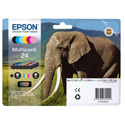 Cartuccia Epson C13T24284011 T2428 Multipack