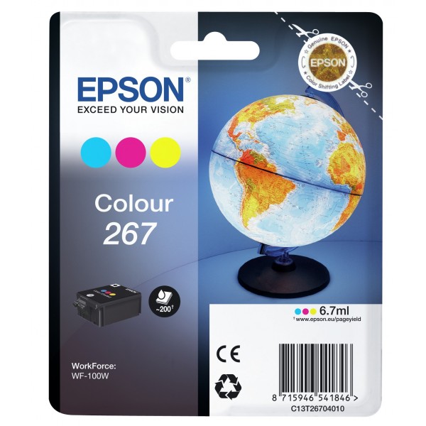 Cartuccia Epson C13T26704010 T267 Colore