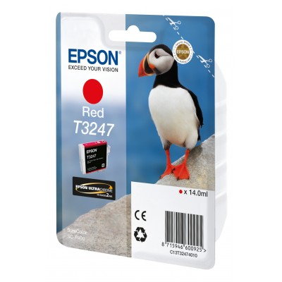 Cartuccia Epson C13T32474010 T3247 Rosso